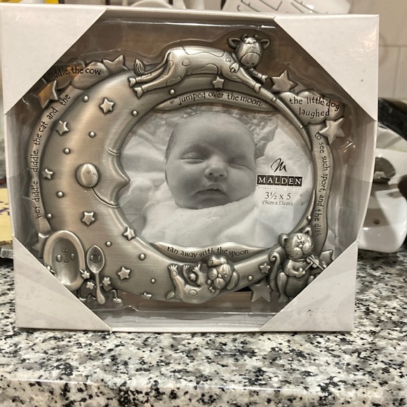 Malden Accents Malden Baby Photo Frames 35x5 Cow Jumped Over Moon